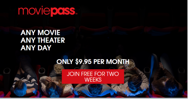 MoviePass月費戲院睇戲模式 係美國好似有啲成績