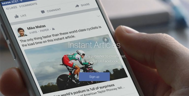 Facebook Instant Article