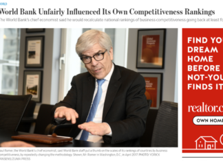 世銀營商環境排名計法有問題 Paul Romer指要重計