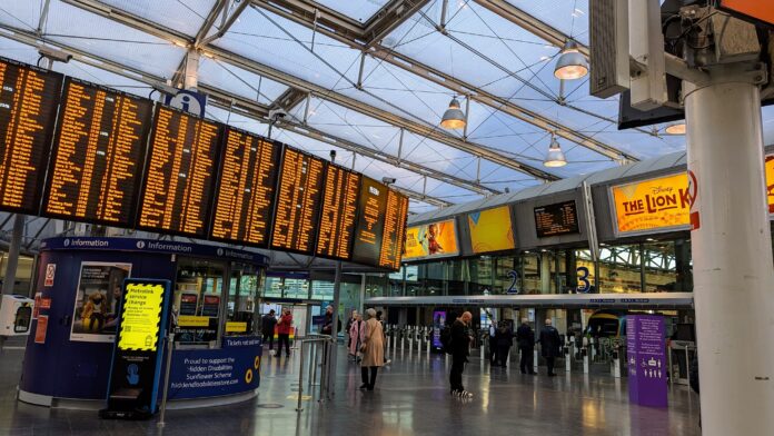 UK Manchester railway station