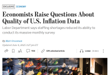 美CPI數據統計開始受DOGE削開支影響