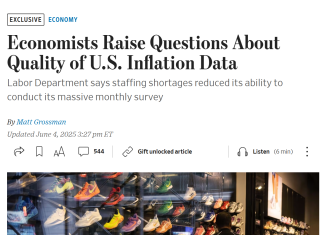 美CPI數據統計開始受DOGE削開支影響