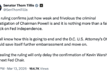 法院判司法部對聯儲局傳召無效 惟大龍凰繼續上演